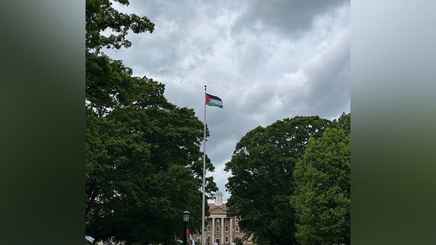 Protesters raise Palestinian flag above UNC as anti-Israel demonstrations escalate