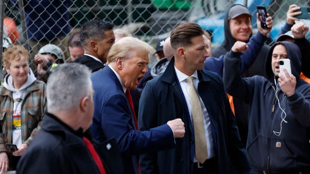 Trump arrives to Manhattan courthouse for day 7 of New York criminal trial