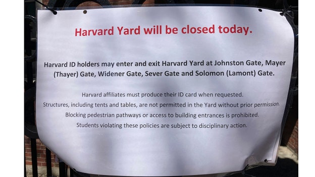 Harvard suspends pro-Palestinian group for rest of spring term