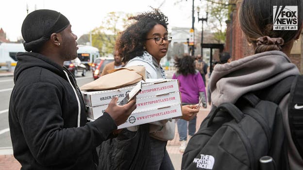 Harvard's anti-Israel mob simmers down, munches on free pizza after campus raucous