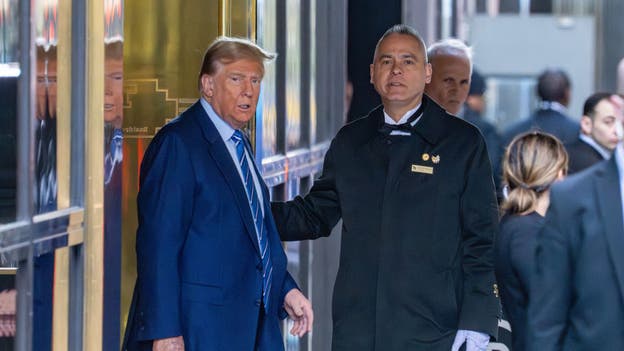 Trump arrives to Manhattan courthouse for day 2 of hush money trial