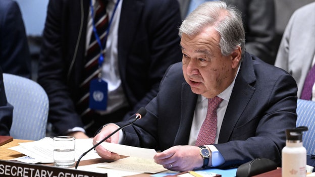 UN chief 'reminds' member countries that they are barred from reprisal attacks on Iran