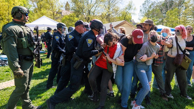 Indiana University police detain additional protesters at Dunn Meadow
