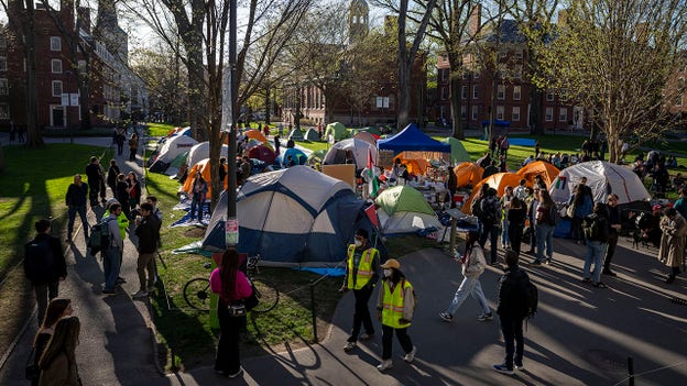 Harvard's interim president says anti-Israel encampment poses a 'significant risk,’ must end now