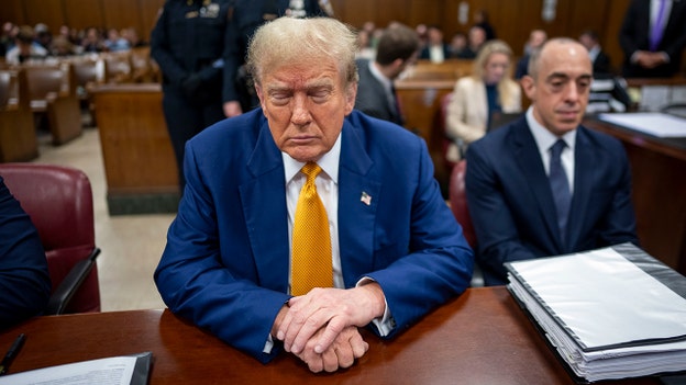 Trump insists he wasn't sleeping in court, just closed his 'beautiful blue eyes'