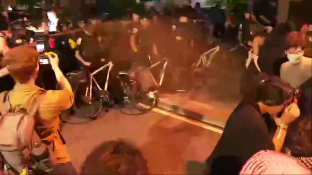 Police clearing anti-Israel encampment at George Washington University, at least 35 arrested