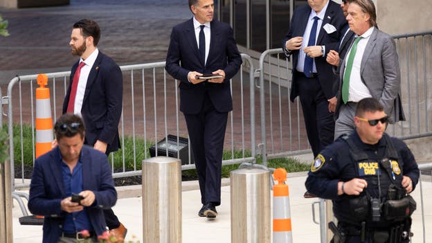 Hunter Biden and legal team depart courthouse after jury deliberates with no verdict yet reached