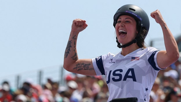Team USA's Perris Benegas earns first Olympic medal in women's BMX freestyle park final