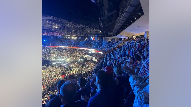 Convention audience remains standing for Gold Star families