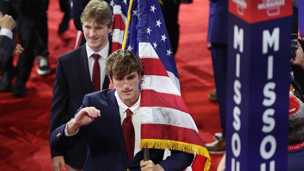 UNC frat boys who defended American flag during campus protest receive warm welcome at RNC