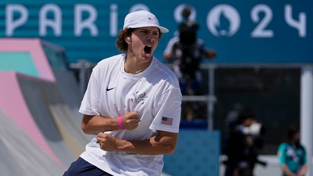 Jagger Eaton picks up 2nd Olympic skateboarding medal, Nyjah Huston gets his first