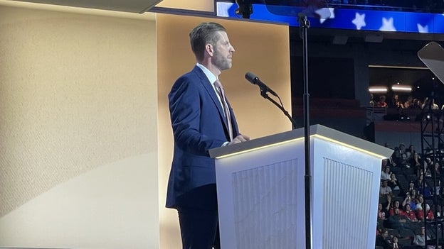 Eric Trump fires up RNC crowd: 'fight, fight, fight'