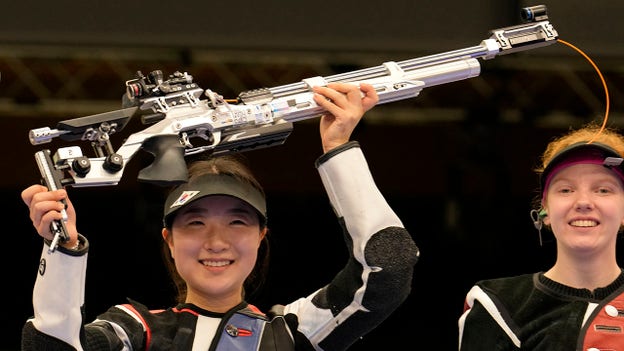 South Korea's Ban Hyojin wins shooting gold by minuscule margin