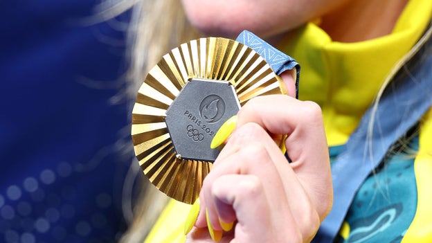 What are Olympic medals made of?