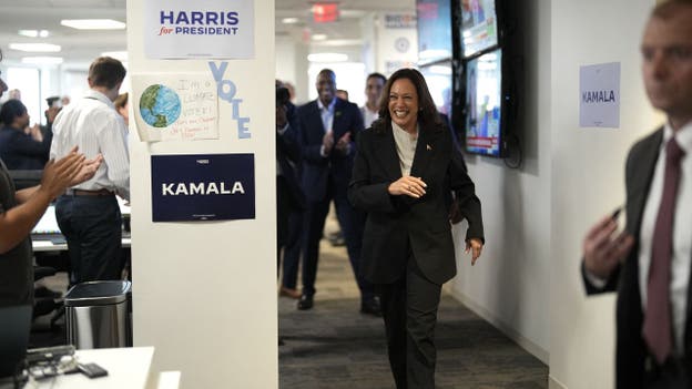 Harris announces staffing for her presidential campaign: 'See us to victory'