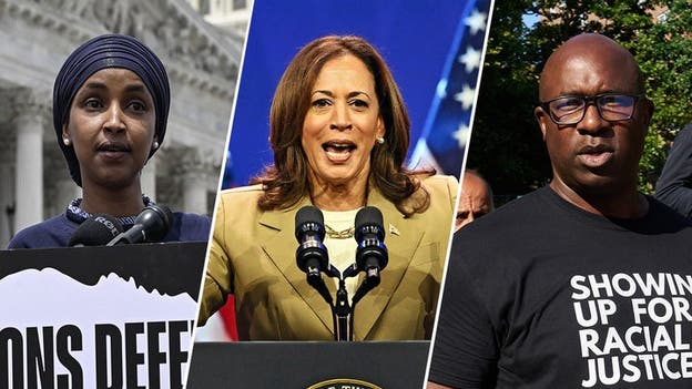 Los demócratas del "pelotón" se alinean tras Kamala Harris para sustituir a Biden