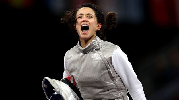 All-American fencing individual final at Paris Games