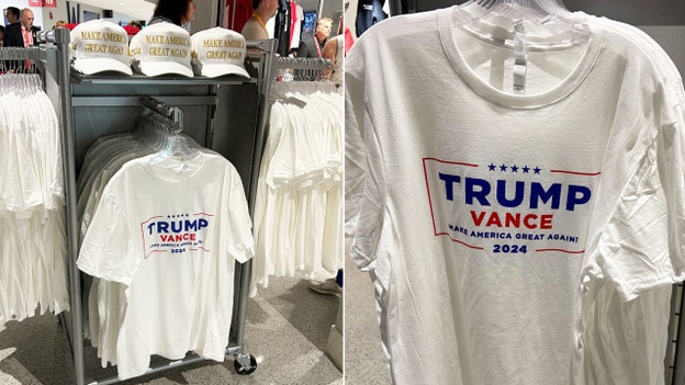 El RNC empieza a vender merchandising de Trump y Vance en la convención del Partido Republicano