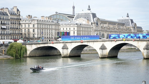 Paris officials confident Seine River can be used for triathlon despite canceled practice day