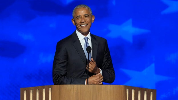 Obama pays tribute to Biden in speech to DNC, dings Trump 'cult of personality'