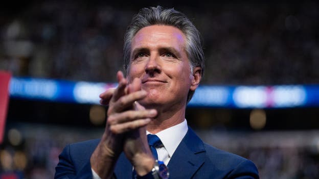 Gov Newsom says ‘everybody’s…jumping over each other’ to campaign for Kamala Harris