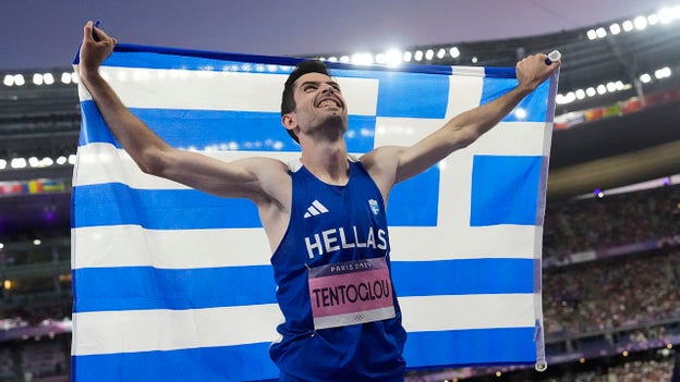 Greek long jumper Miltiadis Tentoglou joins exclusive club at Paris Olympics