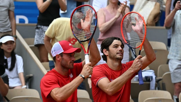 Tommy Paul and Taylor Fritz win bronze medal in men's tennis doubles
