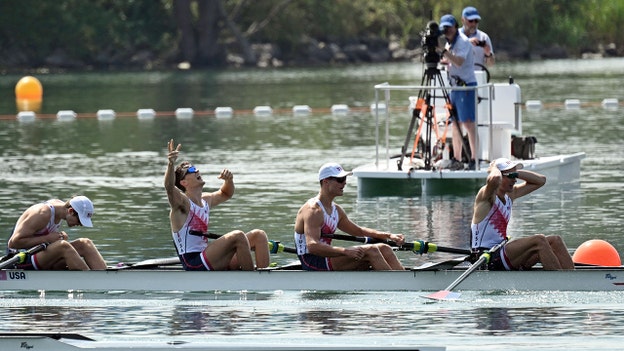 Team USA earns historic gold medal in rowing men’s four final