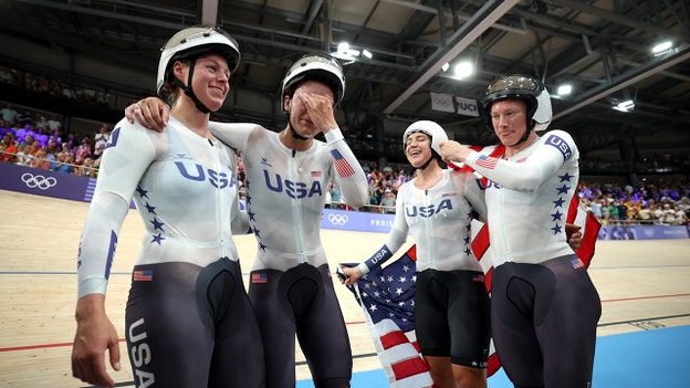 Team USA wins first ever gold medal in women’s cycling team pursuit