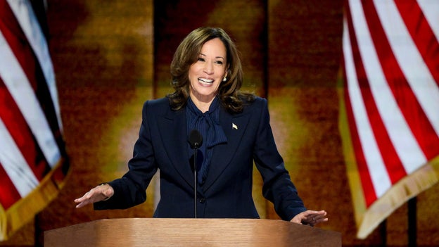 Kamala Harris rails against Donald Trump in DNC speech: ‘an unserious man’