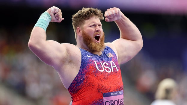 American shot put legend Ryan Crouser takes early lead in men’s final