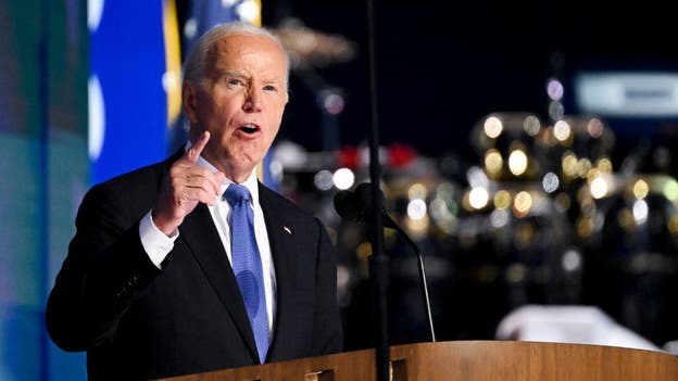 DNC officials blame 'raucous applause' and 'electric atmosphere' for late Biden speech