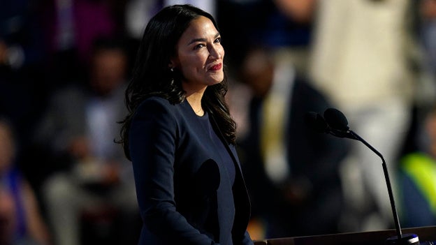 AOC says US has a 'rare and precious opportunity' in Harris