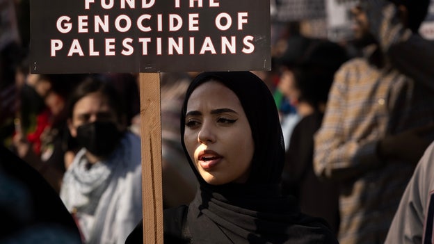 Anti-Israel protesters, Chicago police clash outside of DNC