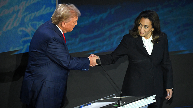 Kamala Harris tuvo una "conversación cordial y breve" con Trump tras el 2º intento de asesinato