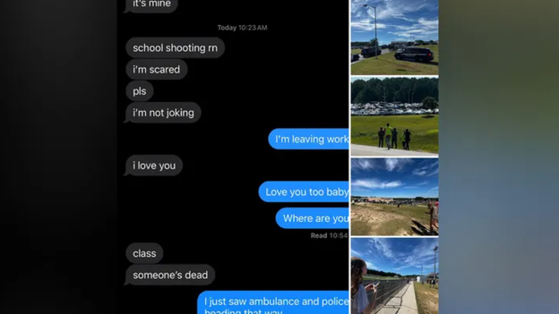 Georgia high school shooting: Frightened student texts mom during horrifying rampage