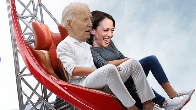 Pro-Trump super PAC trolls Harris with rollercoaster-themed economic attack: 'scariest' ride