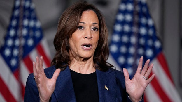 Harris refers to website instead of detailing policies