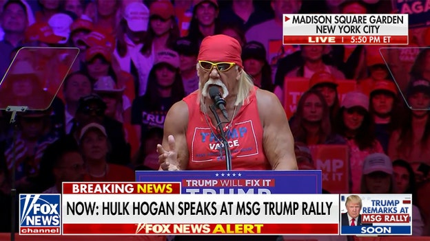 Hogan pumps up ‘Trump-a-maniacs’ where he body slammed a giant 37-years-ago