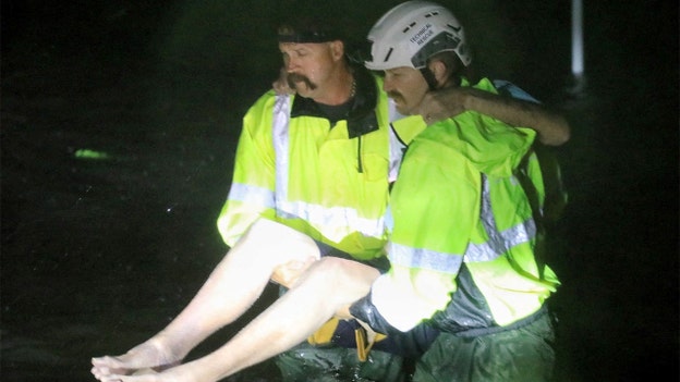 Emergency crews carry out pre-dawn rescue in Volusia County