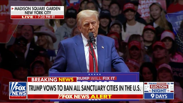 Trump tells rowdy crowd that VP Kamala Harris 'is fired' at Madison Square Garden rally