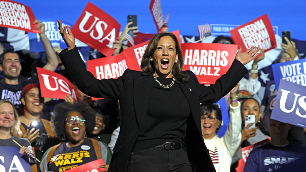 Harris again doesn't mention Trump by name in battleground rally