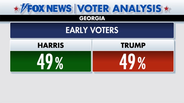 Fox News El Análisis del Votante revela la participación en la votación anticipada en Georgia