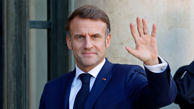 El presidente francés Emmanuel Macron felicita a Trump por su proyectada victoria: "Listos para trabajar juntos".