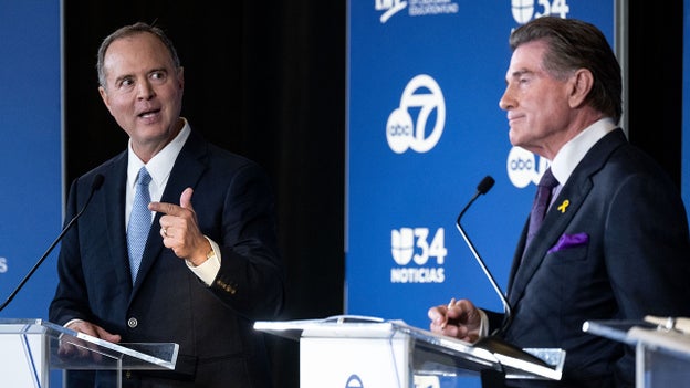 Fox News Decision Desk projects CA Rep. Adam Schiff to best former MLB player Steve Garvey