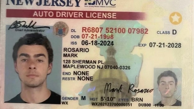 Photo shows fake ID allegedly used by UnitedHealthcare CEO murder suspect