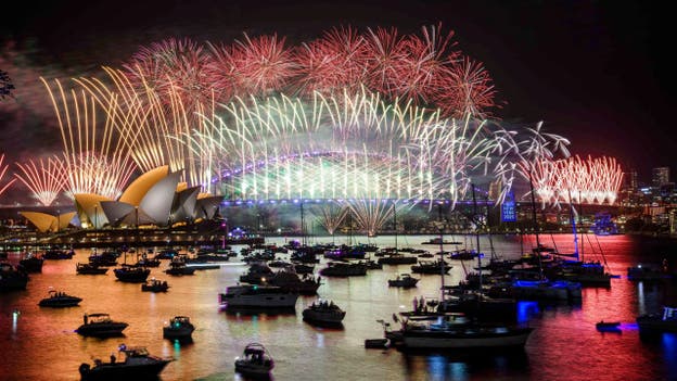 Australia kicks off New Year's Eve celebrations as 2025 makes its way across the globe