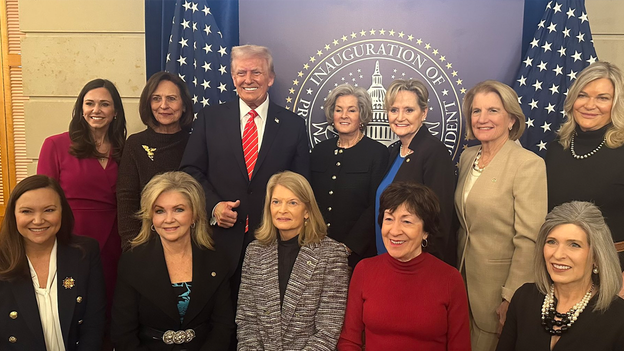 Trump meets with female senators ahead of Inauguration Day