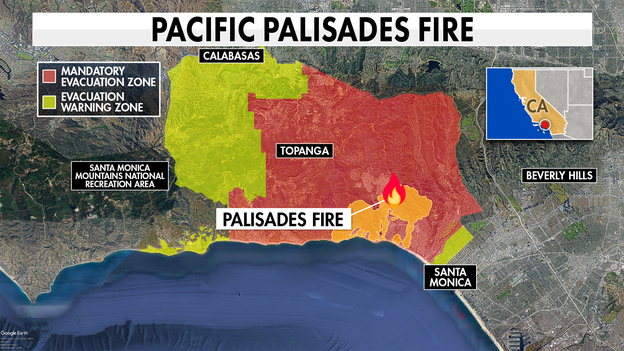 How did the Palisades Fire in California start?