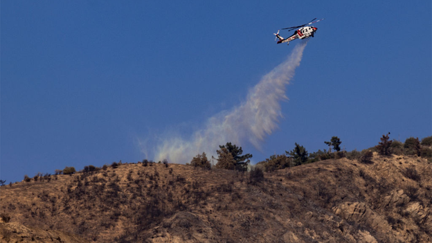 Angeles National Forest in Southern California closed until Sunday due to wildfires